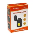 USB зажигалка с фонариком Lovers LV-6002 • Электроимпульсная зажигалка с COB LED фонариком и аккумулятором