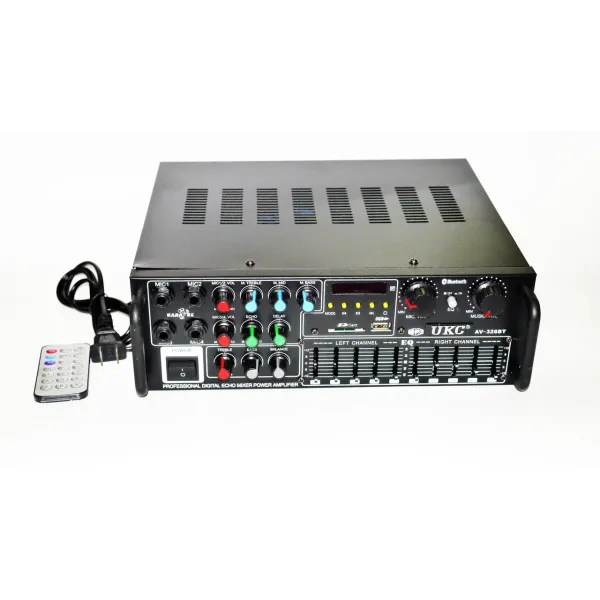 Усилитель мощности звука UKC / MAX AV-326BT Bluetooth + Караоке