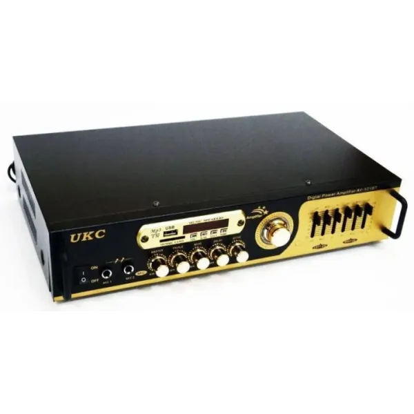 Усилитель звука UKC AV-121BT пятиканальный с караоке и Bluetooth