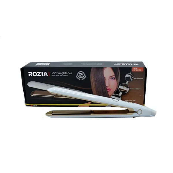 Утюжок выпрямитель волос | Выравнивание и укладка | Плойка 2 в 1 Rozia HR-742 CG24 PR3
