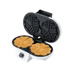 Вафельница для бельгийских вафель 1200 Вт Sokany KJ-510 в форме сердца, 10 шт ∙ Антипригарное покрытие