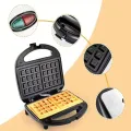 Вафельница Hoffmans HM-3027 для дома • Электрическая вафельница с антипригарным покрытием и терморегулятором