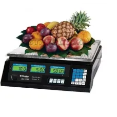 Весы торговые CRYSTAL CR-50 50 кг Электронные настольные весы для торговли со счетчиком цены