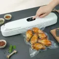Вакууматор MK-801 90 Вт • Вакуумный упаковщик TV-SH-07 для сухих и влажных продуктов с запайкой пакетов