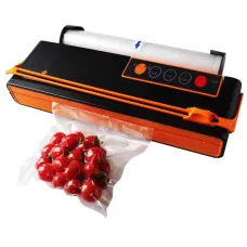 Вакууматор SX-168 150 Вт • Побутовий вакуумний пакувальник SX-168 для сухих і вологих продуктів із запаюванням пакетів до 32 см