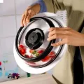 Вакуумная многоразовая крышка 19см для миски тарелки сковородки сохраняет продукты свежими