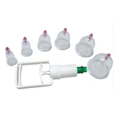 Вакуумные банки с насосом, 6 шт ∙ Набор вакуумных банок для антицеллюлитного массажа и общего оздоровления Вакуумные банки с насосом, 6 шт ∙ Набор вакуумных банок для антицеллюлитного массажа и общего оздоровления