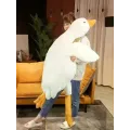 Большая мягкая игрушка-обнимашка Гусь 190 см • Плюшевая подушка-антистресс для сна, отдыха, декора и подарка