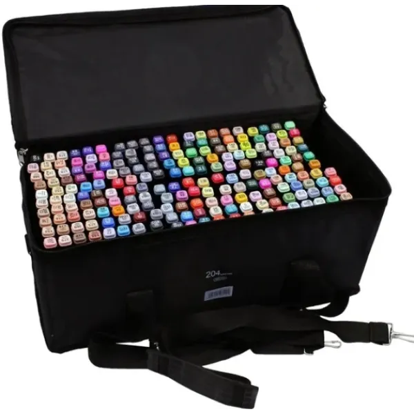 Большой набор двусторонних маркеров, 204 шт. Художественные маркеры для рисования и скетчинга на бумаге Sketch Marker Touch Raven