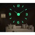 Большие настенные 3D часы светящиеся в темноте ∙ Разборные часы - цифры ‘Cделай сам’ ∙ диаметр от 70 до 150 см