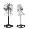 Вентилятор 2в1 напольный / настольный CROWN FS-4521 с металлическими лопастями