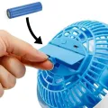 Вентилятор Мини USB с прищепкой Mini fan LY-582 • Портативный настольный вентилятор с аккумулятором и креплением