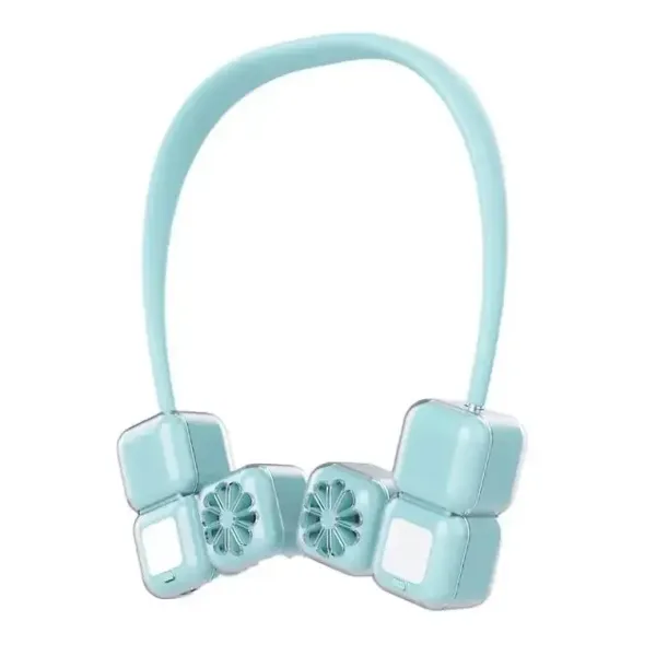 Вентилятор на шею Ice Cube LY-955 • Персональный USB-вентилятор с мощным обдувом и бесшумной работой