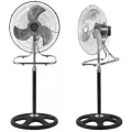Вентилятор WX-1807 3 в 1 напольный / настольный / настенный с металлическими лопастями ∙ 3 скорости ∙ 200 Вт