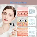 Вібраційний масажер Micro Current Skin для обличчя та тіла • Апарат для догляду за шкірою, розслаблення та домашнього б’юті-масажу