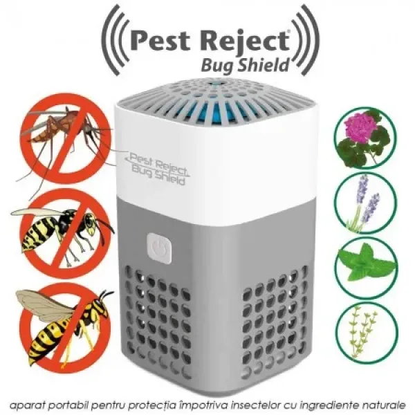 Отпугиватель комаров Mosquito Repellent • Портативное средство от насекомых Mosquito Repellent с вентилятором и вставками на 4 батарейки AA