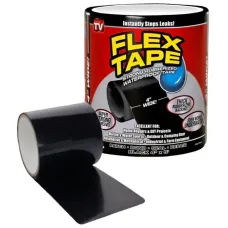 Водонепроникна ремонтна стрічка Flex Tape 1,3 м для герметизації протікань • Клейка скотч-стрічка Flex Tape 1,3 м для труб, шлангів, басейнів і ремонту Водонепроникна ремонтна стрічка Flex Tape 1,3 м для герметизації протікань • Клейка скотч-стрічка Flex Tape 1,3 м для труб, шлангів, басейнів і ремонту