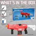Водяной автомат детский Water Gun • Аккумуляторный бластер с автоматическим набором воды для летних игр на свежем воздухе