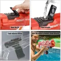 Водяной пистолет детский Combat Water Gun • Аккумуляторный водный бластер с автоматическим набором воды для летних игр