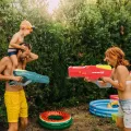 Водяной пистолет детский «Крокодил» Water Gun • Аккумуляторный водный бластер с автоматическим набором воды для летних игр
