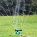 Водяной разбрызгиватель для газона вращающийся на 360 градусов MA587 • Система полива для сада, огорода и лужайки • Автоматический ороситель-спринклер для полива