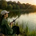 Удочка AND5979 133 см с катушкой • Складная рыболовная удочка Fishing Rod 133 см для любительской рыбалки, поездок и отдыха
