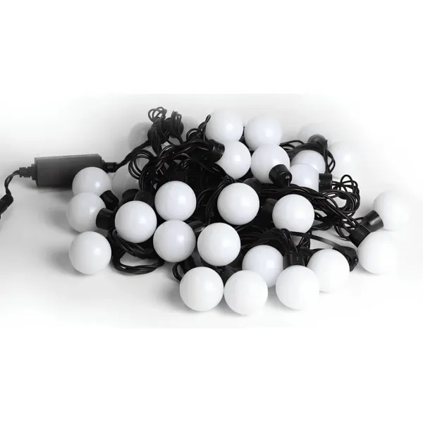 Уличная светодиодная гирлянда «LED-шарики» с диаметром шариков 5 м ∙ Провод гирлянда шарики 5M 50LED МИКС