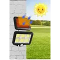 Уличный аккумуляторный LED фонарь на солнечной батарее Solar Street Light SL-F120 • Светодиодный автономный прожектор для двора, улицы, сада и дачи