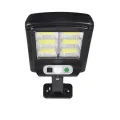 Уличный фонарь c солнечной панелью LED Solar Street Light BL BK 120-6COB ∙ Аккумуляторный светильник с датчиком движения и пультом 2200mA на солнечной батарее
