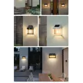 Уличный фонарь на солнечной батарее с датчиком движения HW 999-3W Solar Interaction Wall Lamp · Настенный наружный светильник · 3 режима освещения