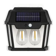 Уличный фонарь на солнечной батарее с датчиком движения HW 999-2W Solar Interaction Wall Lamp · Настенный наружный светильник · 3 режима освещения Уличный фонарь на солнечной батарее с датчиком движения HW 999-2W Solar Interaction Wall Lamp · Настенный наружный светильник · 3 режима освещения
