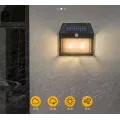 Уличный фонарь на солнечной батарее с датчиком движения HW 999-2W Solar Interaction Wall Lamp · Настенный наружный светильник · 3 режима освещения