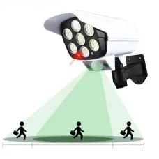 Уличный фонарь в виде камеры Solar Light BL JLP 2178 Прожектор – светильник с датчиком движения на солнечной батарее + Муляж камеры видеонаблюдения Уличный фонарь в виде камеры Solar Light BL JLP 2178 Прожектор – светильник с датчиком движения на солнечной батарее + Муляж камеры видеонаблюдения