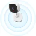 Wi-Fi камера TP-Link Tapo C100 1080p • Домашня IP-камера відеоспостереження TP-Link Tapo C100 Full HD з нічним баченням, датчиком руху та двостороннім аудіозв'язком