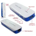 Wi-Fi Роутер мобильный с поддержкой USB модема, Power Bank и выходом под сетевой кабель RG45 1800mAh