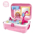 Игровой косметический набор с куклой для девочки Cosmetics toy ∙ Детский рюкзак для макияжа