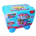Игровой набор повар в Закусочной Фастфуд для детей в контейнере-тележке на колесиках Happy Chef