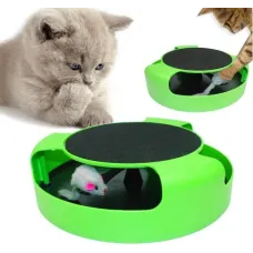 Игрушка Интерактивная когтедерка для котов и кошек Поймать мышку · Точилка для когтей Catch The Mouse