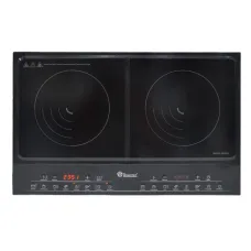 Индукционная плита Domotec MS-5863 электроплита настольная на 2 конфорки, 4000 Вт