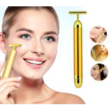Ионный вибромассажер для лица Energy Beauty Bar REVOSKIN Gold | массажер для лица PR3