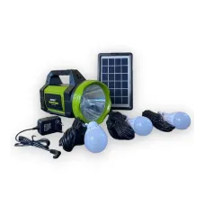 Зарядное устройство и осветительная станция на солнечной батарее AT-9023 с радио и MP3 ∙ Портативная солнечная система AT-9023