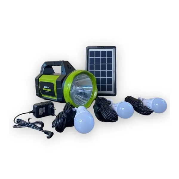 Зарядное устройство и осветительная станция на солнечной батарее AT-9023 с радио и MP3 ∙ Портативная солнечная система AT-9023