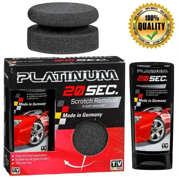 Средство для удаления царапин Platinum 20 sec / Паста для полировки автомобиля