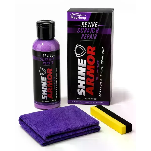 Засіб для видалення подряпин Shine Armor Revive Scratch Repair • Поліроль для кузова автомобіля від потертостей, дрібних слідів і поверхневих дефектів