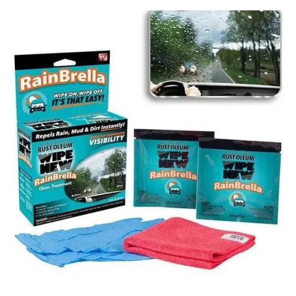 Средство для защиты стекол автомобиля от воды и грязи Rain Brella Антидождь