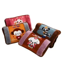 Уютная электрическая муфта для рук ∙ Плюшевая грелка для рук с рисунком