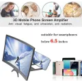 Увеличитель экрана телефона TL-20D 3D 12 дюймов • Складная подставка-лупа для смартфона до 6.5