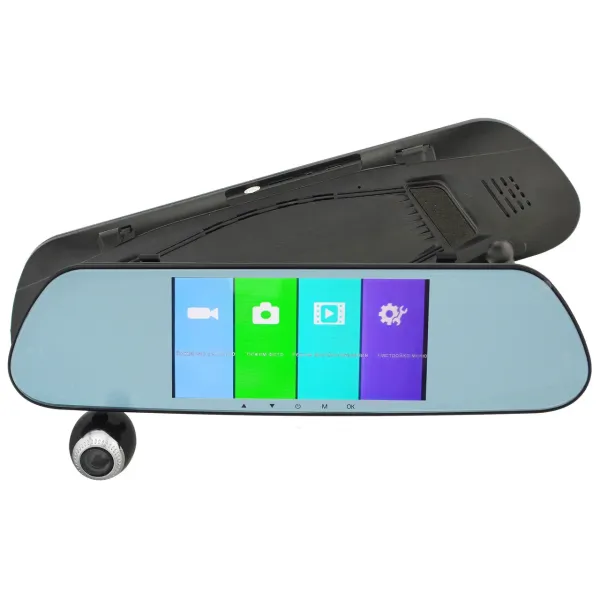 Зеркало регистратор V9TP 3 камеры 1080р Full HD 5 дюймов