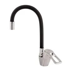 Смеситель с гибким краном 47 см для ванной и кухни Water tap HA-181 • Кран с поворотным изливом 360°