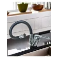 Смеситель с гибким краном 47 см для ванной и кухни Water tap HA-181 • Кран с поворотным изливом 360°